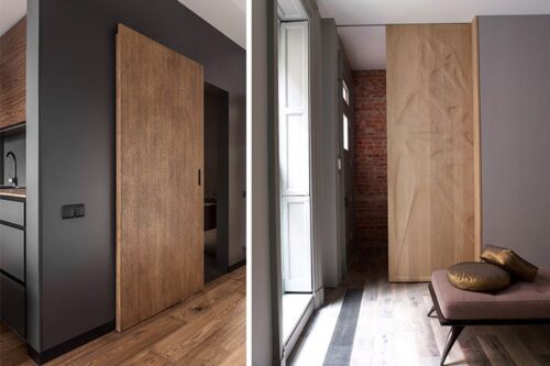 Puertas correderas de madera: