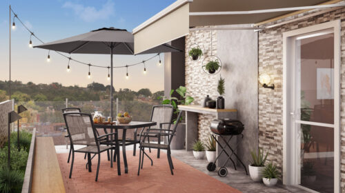 Disfruta de tu espacio al aire libre con terrazas modernas y elegantes
